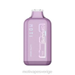 MOTI Vape Amazon - MOTI Ultra engångsvape (5%, 6000 bloss) DR2V30 druva