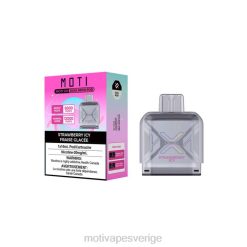 MOTI Vape Pods - MOTI Go Pro engångs pod DR2V95 isiga jordgubbar