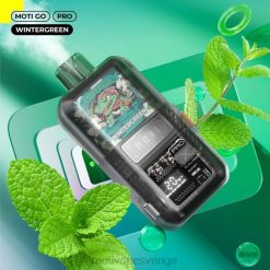 MOTI Vape Price - MOTI Go Pro engångsvape (5%, 12000 bloss) DR2V24 vintergrönt