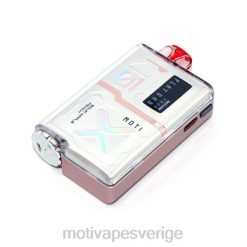 MOTI Vape Review - MOTI Play Bar 7500 engångsvape (5%, 7500 bloss) DR2V56 syrlig äppelpersika