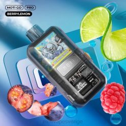 MOTI Vape Sverige - MOTI Go Pro engångsvape (5%, 12000 bloss) DR2V11 bärlemon